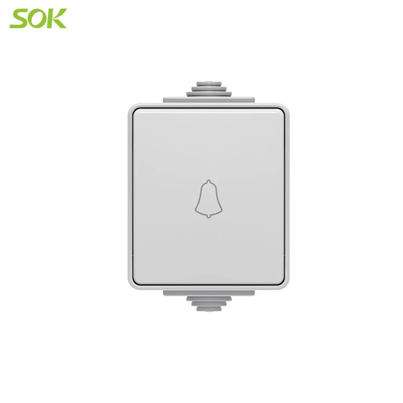 IP65 Door Bell Light Switch -Surface Mounting(Screw-less Terminal)
