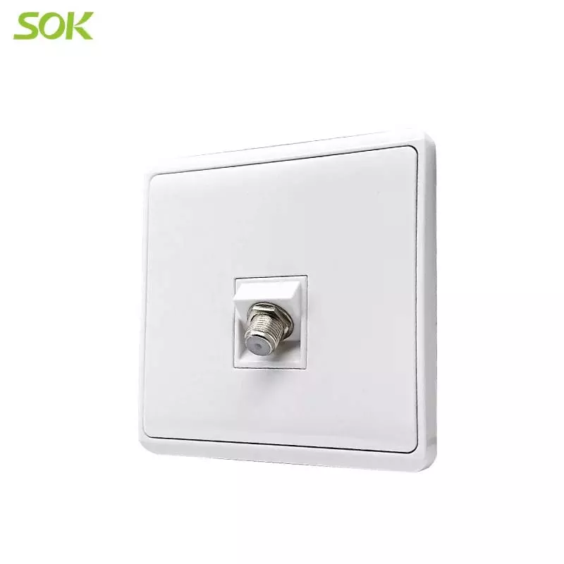 1 Gang TV Satellite Socket Outlet