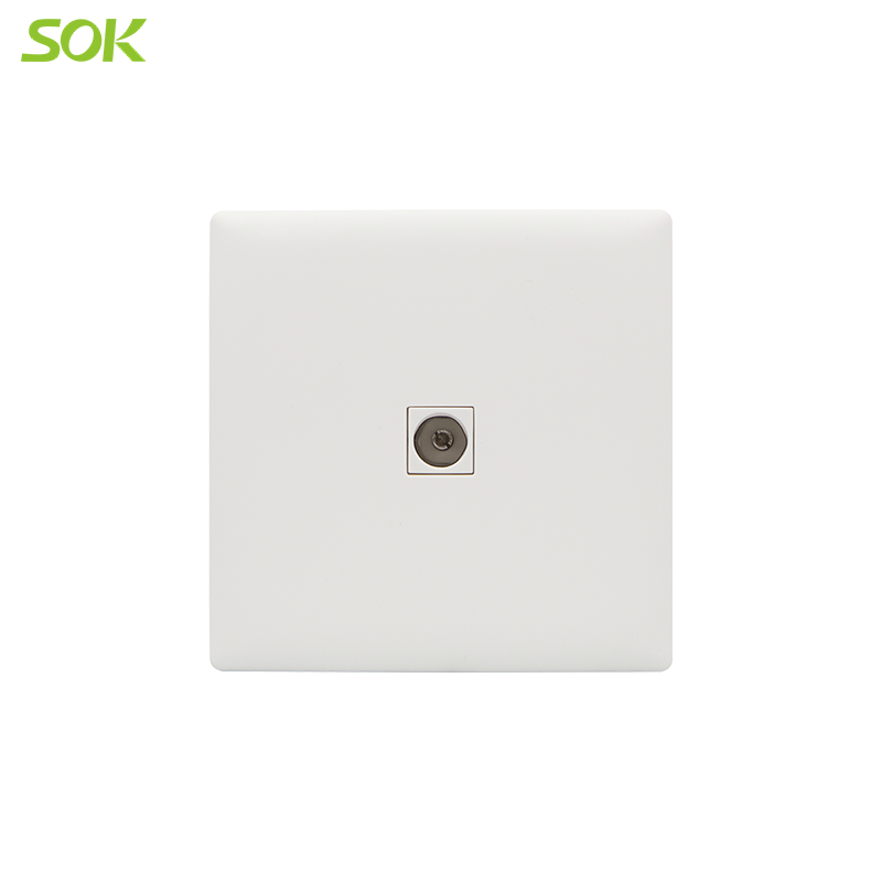 TV  Socket White