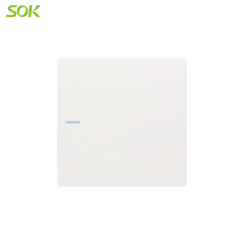1Gang 1Way Switch White