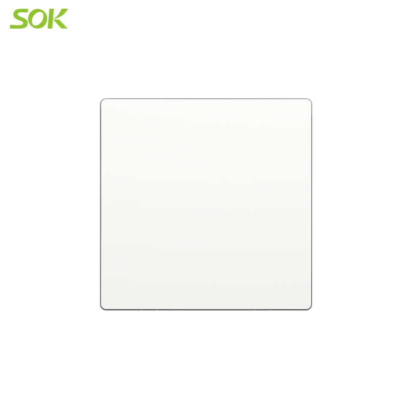 86*86 Blank Plate White
