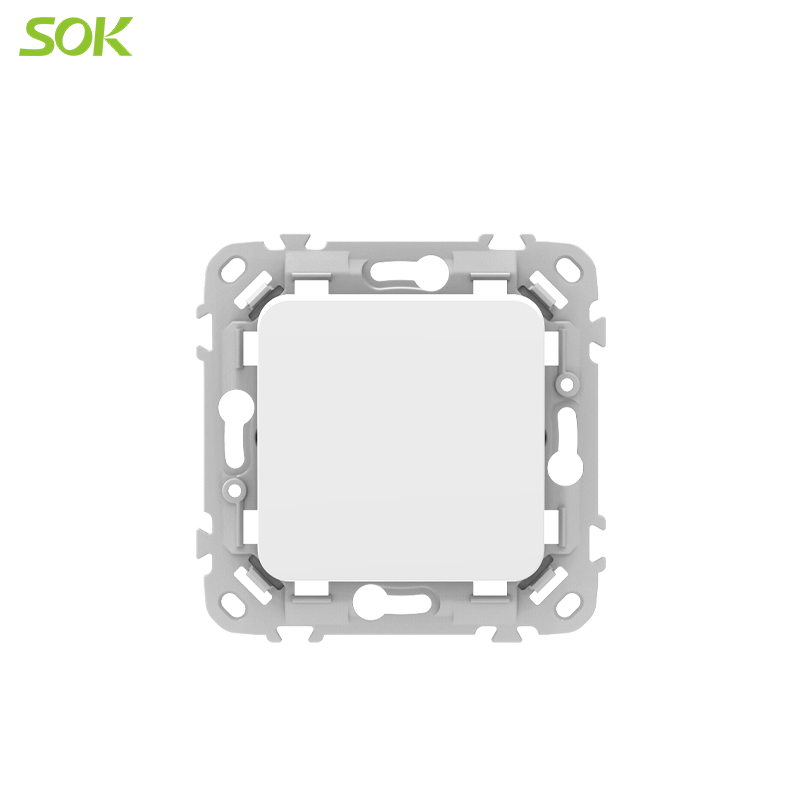1Gang 1Way Switch Modular White