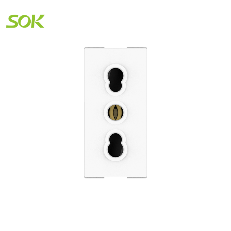 10A/16A Universal Italian Socket with Safety Shutter