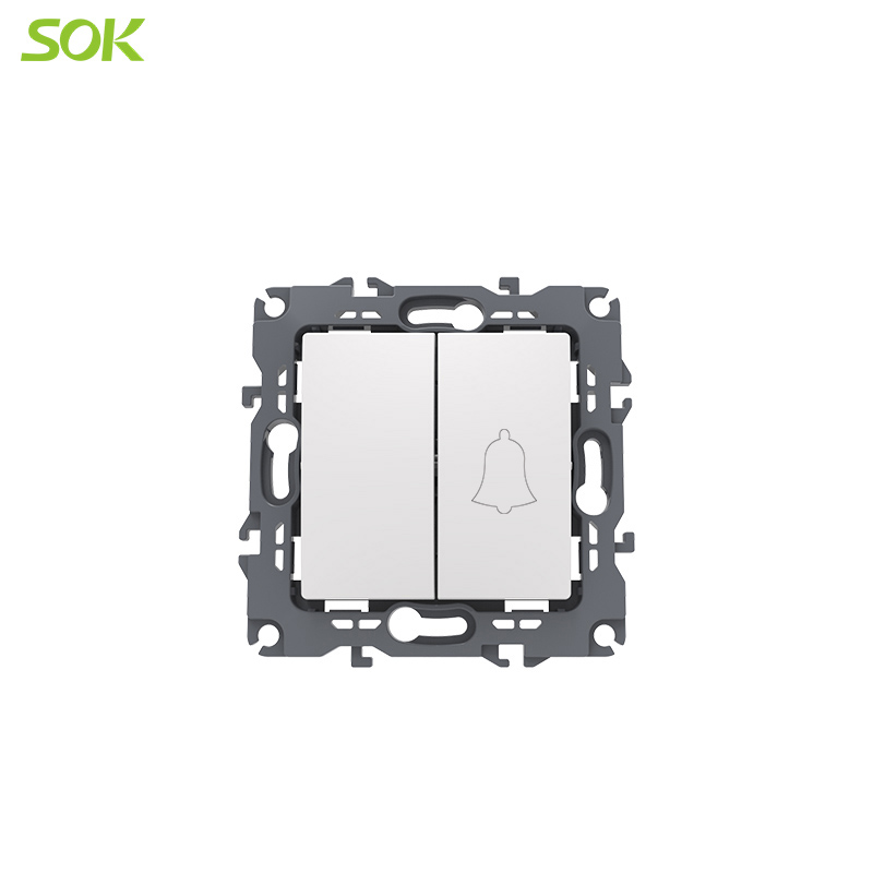 1 Way Wall Switch and 1 Way Push Button with Screwless Terminal