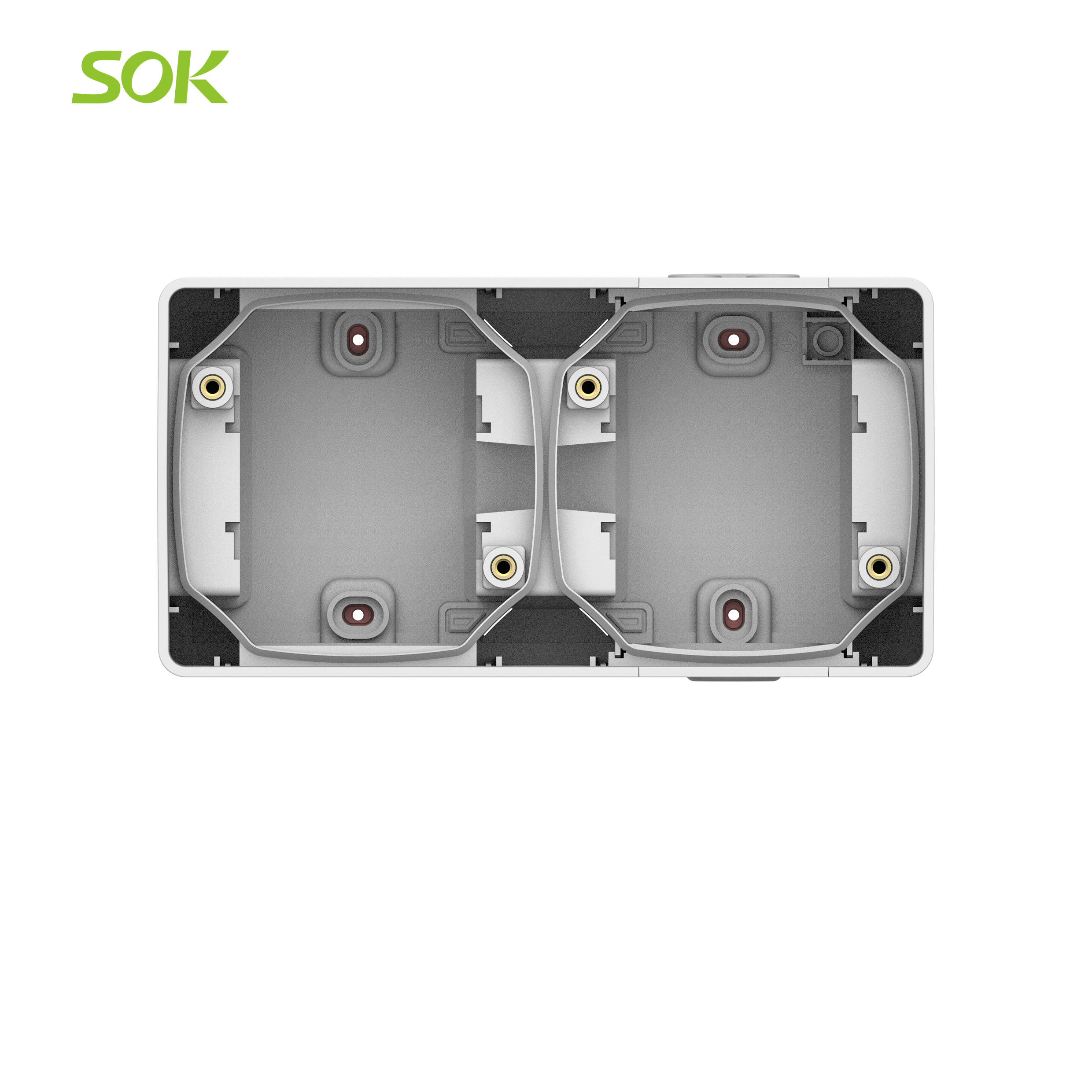 2 Gang Surface Mounting Box (Horizontal)
